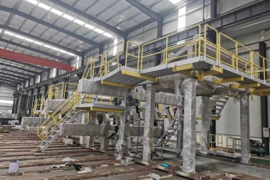 Struktura zařízení na výrobu papíru